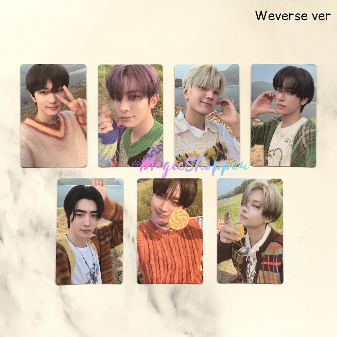 OFFICIAL ENHYPEN Orange Blood Weverse Ver Photocards - Etsy Denmark
