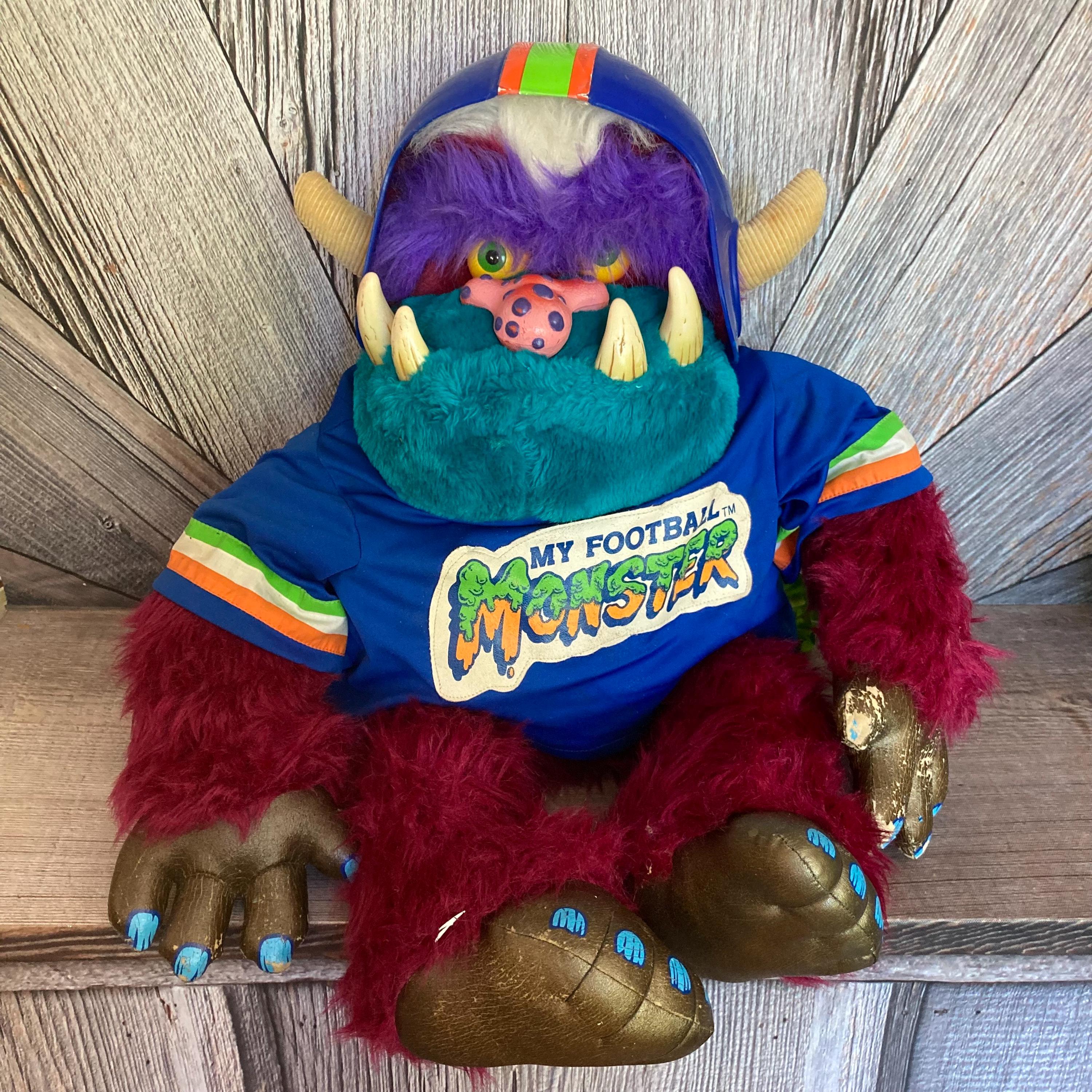 Vintage My Football Monster Plush Toy, Large 28 Inch Football