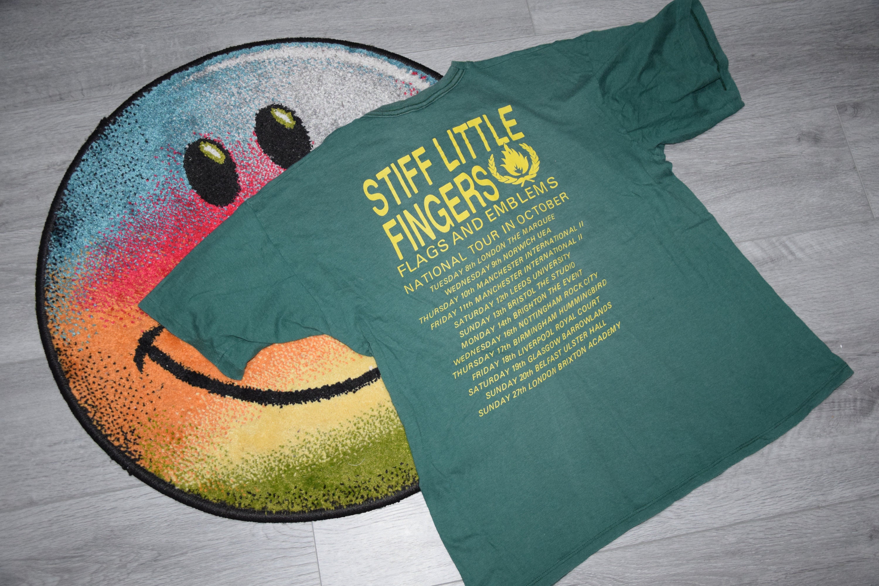 90s ヴィンテージSTIFF LITTLE FINGERS 来日記念Tシャツ