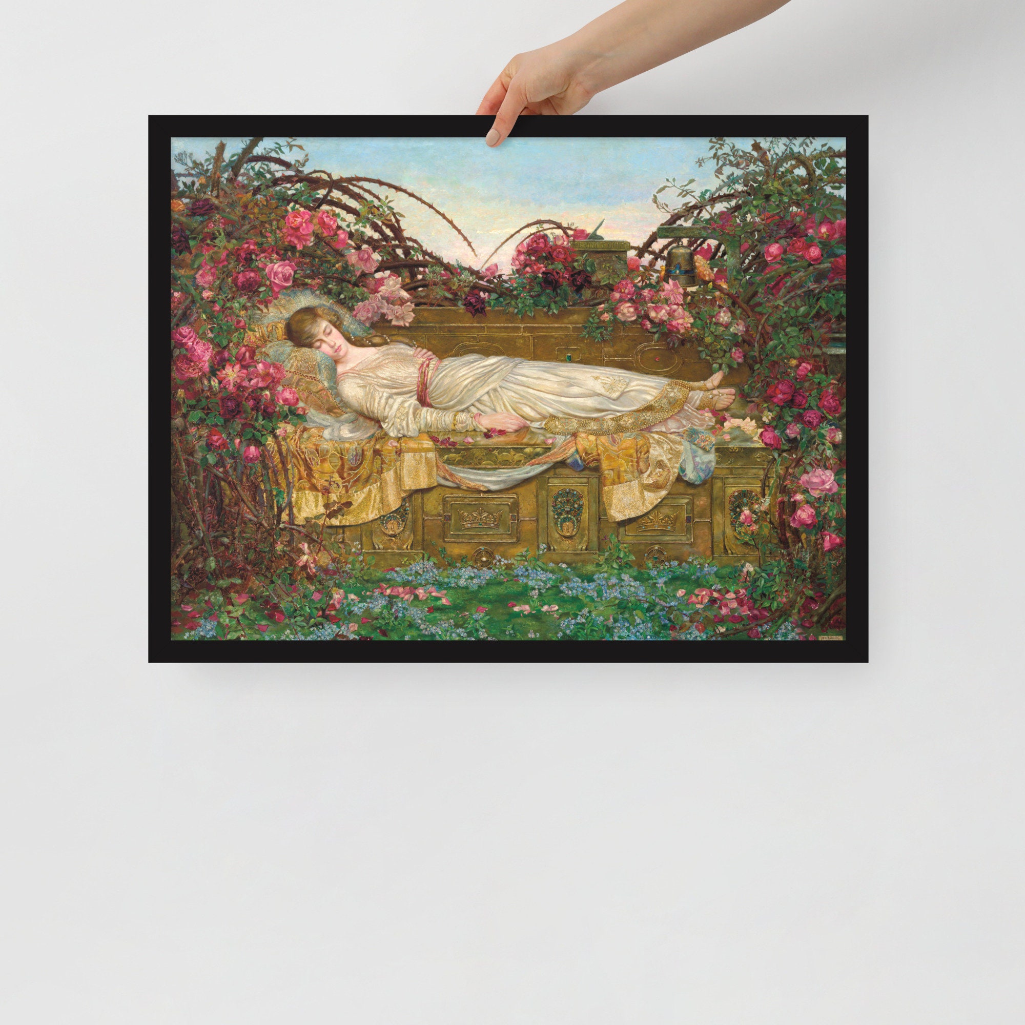 眠れる森の美女 | アーチボルド・ワクリー | 1901 年 おとぎ話の絵画