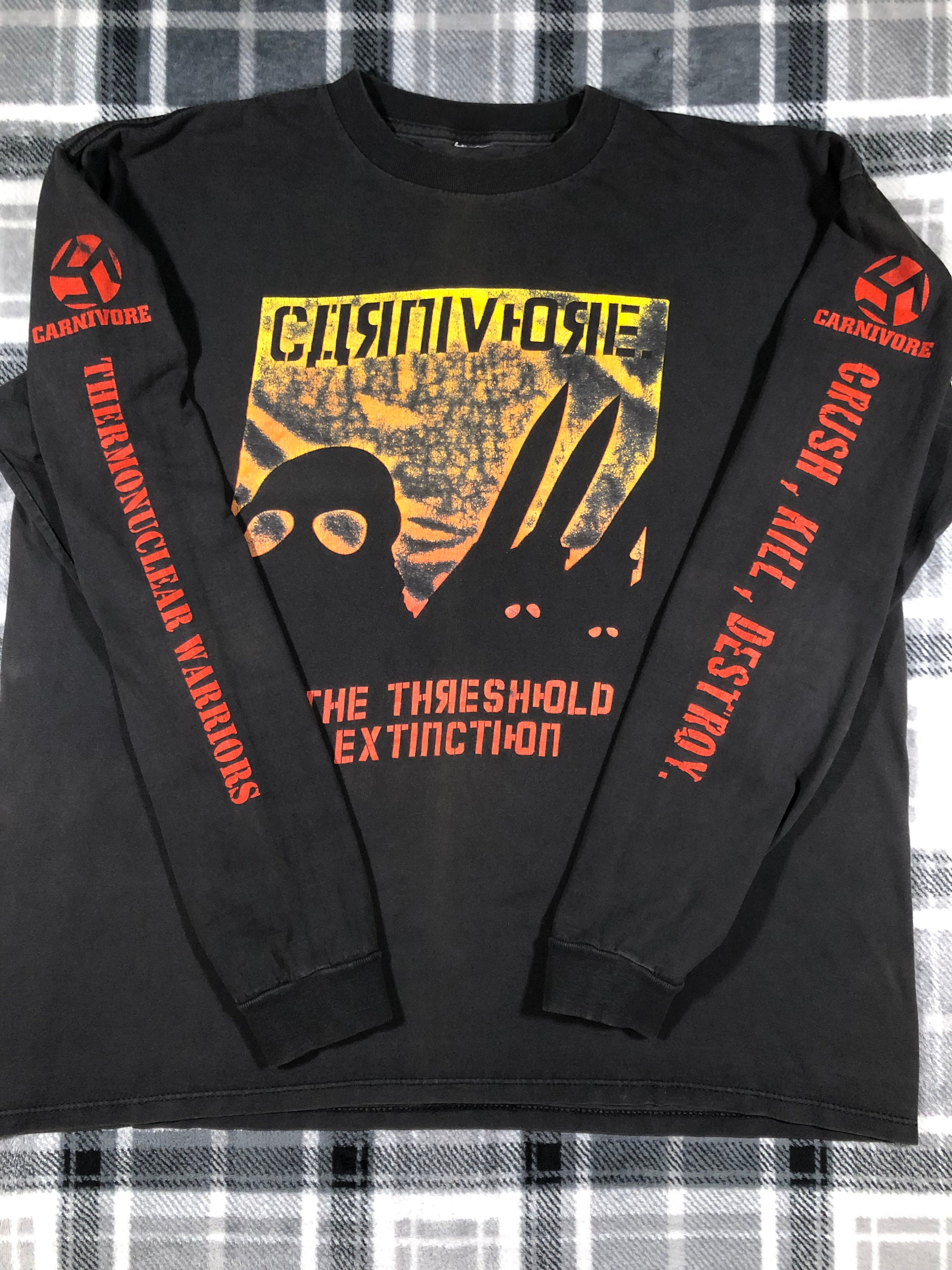 Carnivore - Vintage 90s - Retaliation - Thrash Metal Band Long