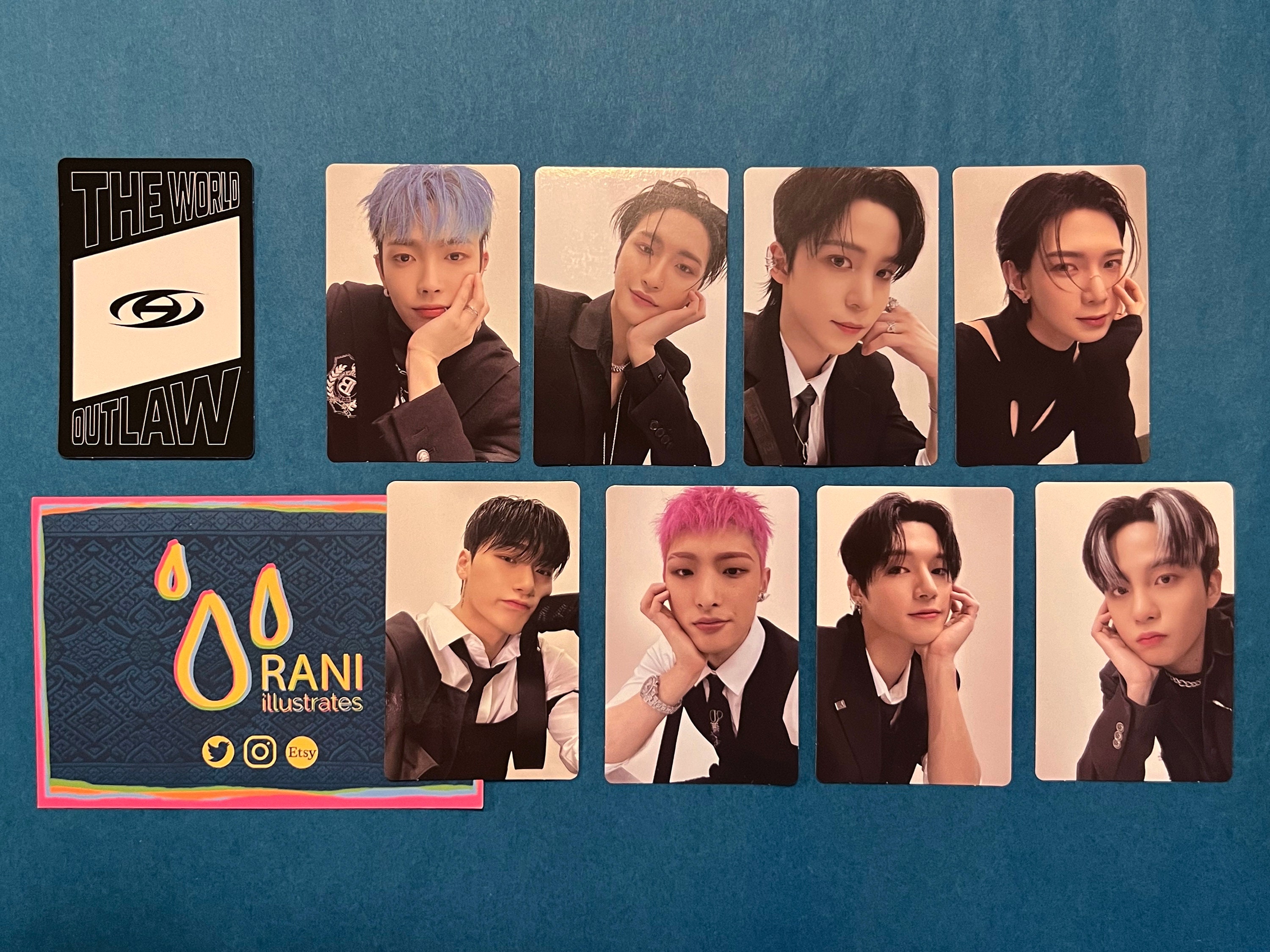 ATEEZ Pcs | OUTLAW USA Exclusive Photocard - Etsy