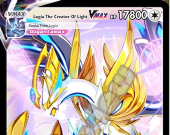 Lugia the Creator of Light Shadow Gx Ex Vmax - Etsy Canada