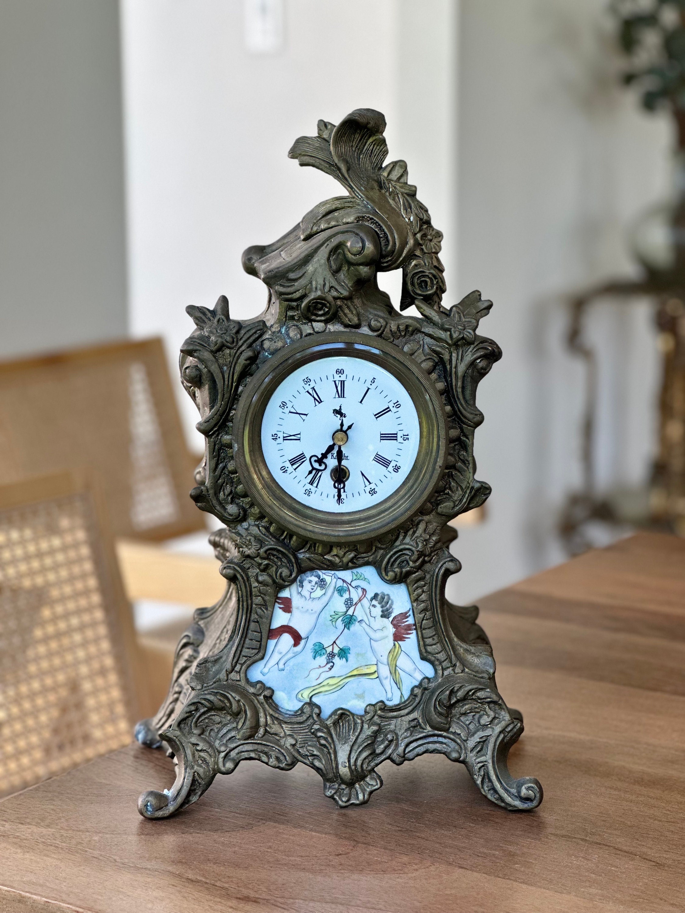 Antique clock ansonia - Etsy 日本