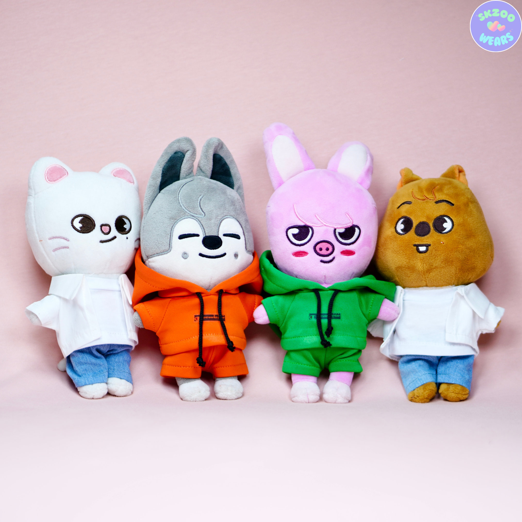 SKZOO ぬいぐるみ 服 Stray Kids 人形衣装 OT8セット - Etsy 日本