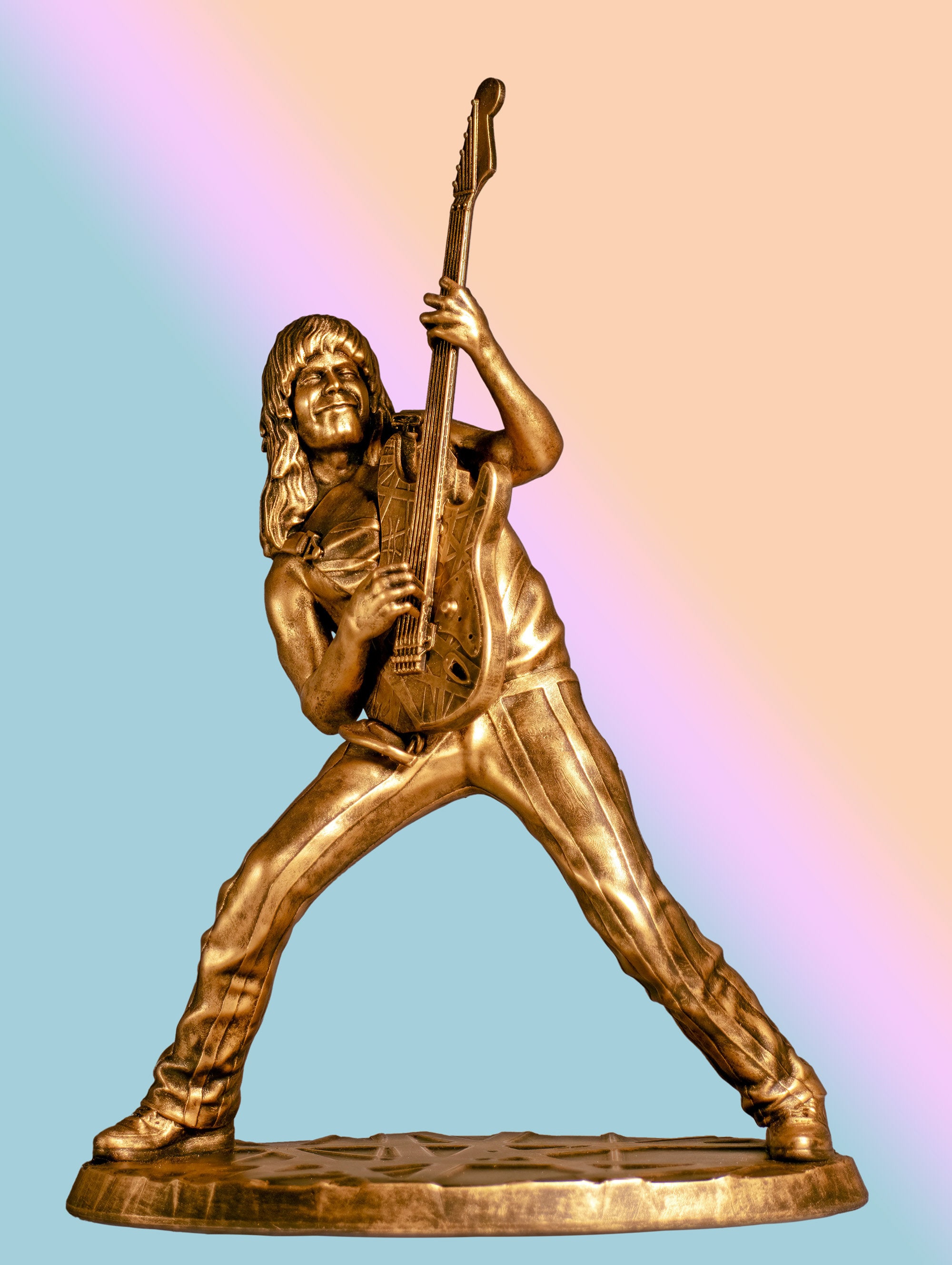 Statue of Eddie Van Halen (EVH), Legendary Rock-star Guitarist - Etsy