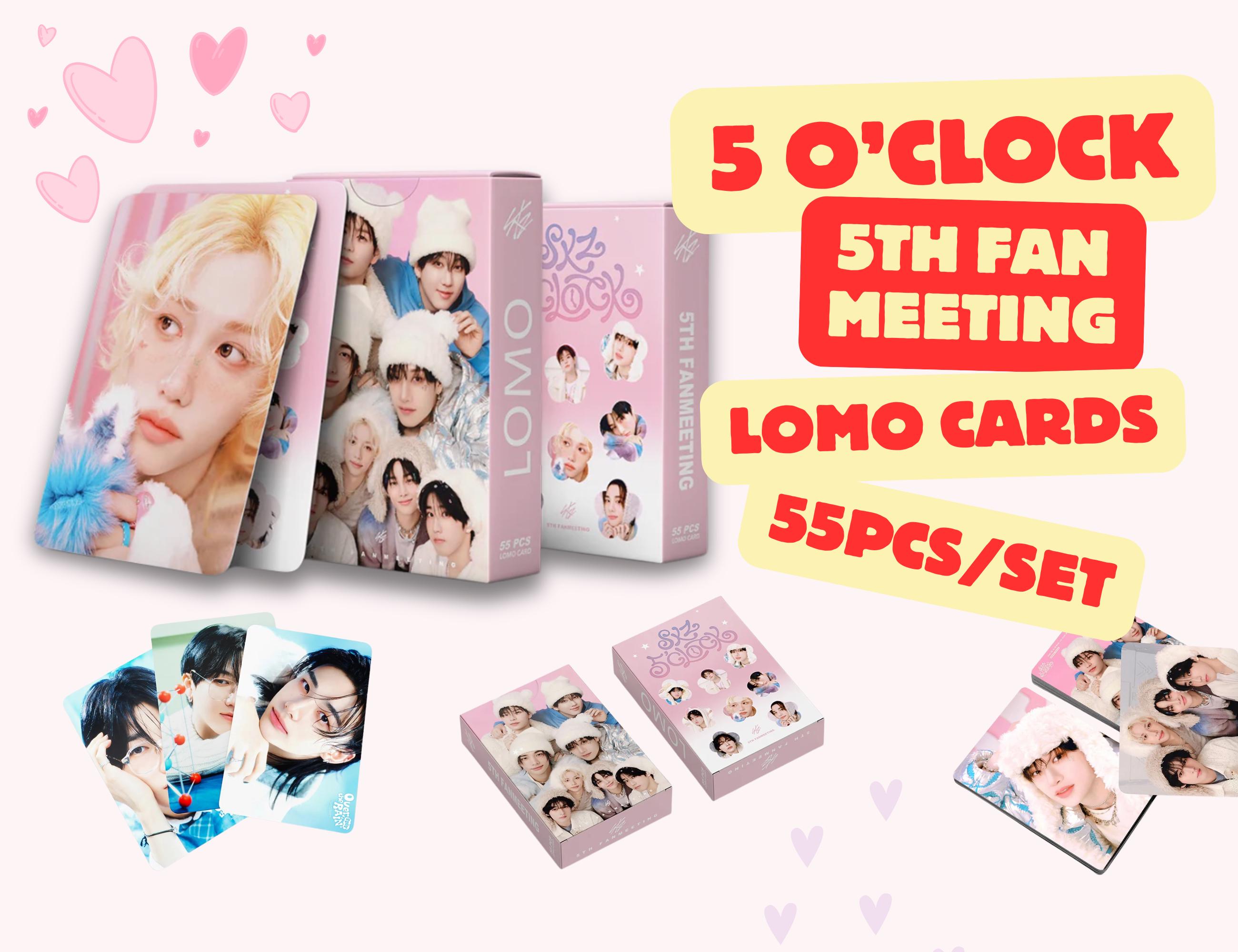 Stray Kids 5TH FANMEETING 'SKZ 5'CLOCK' | Lomo Cards 55pcs/set - Etsy
