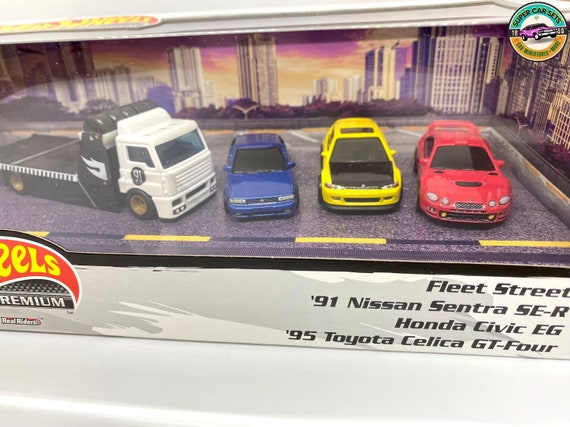 4 Vehicles Set Hot Wheels Premium Diorama Japanese Cars - Fleet
