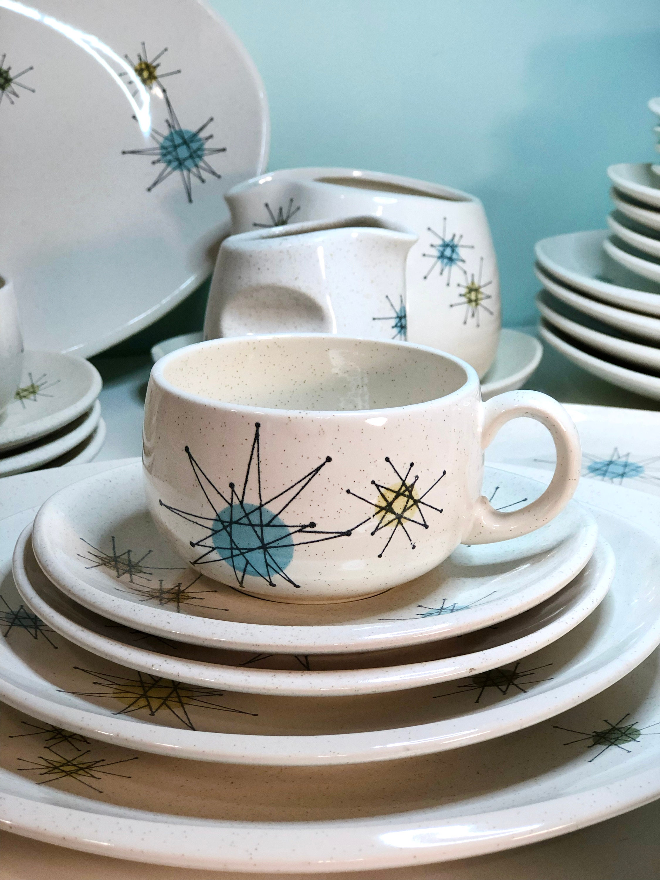 Franciscan 50's vintage スターバースト 食器セット 5点 Franciscan