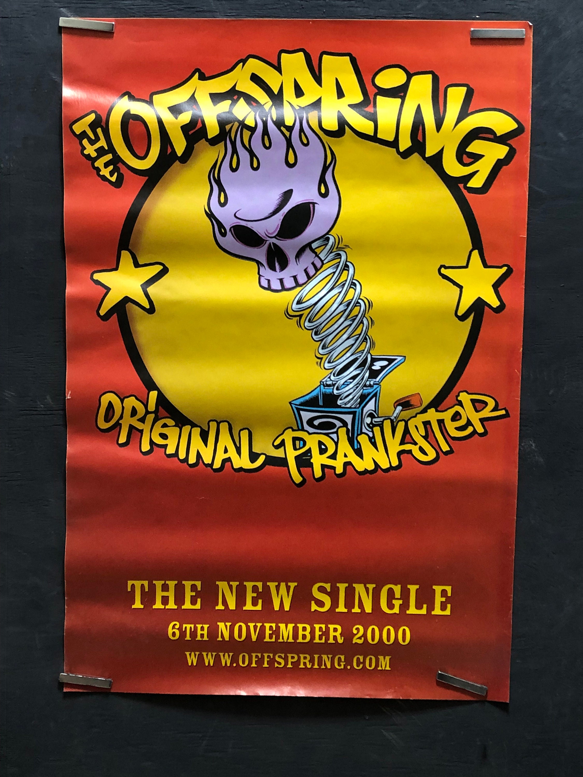 00s デッドストックOFFSPRING 大判ポスター 90s デッドストック