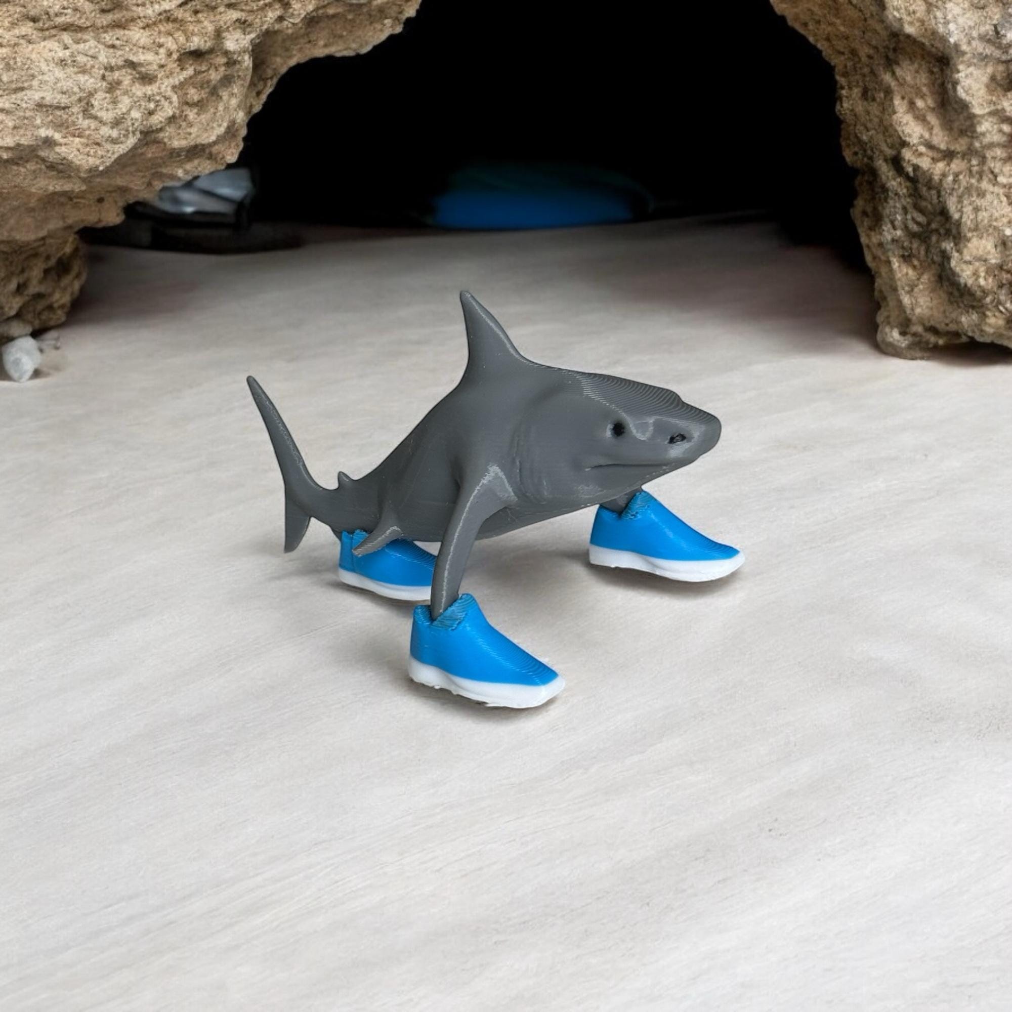 トララレロのサメの置物、3Dプリントのミームデコレーション - Etsy 日本