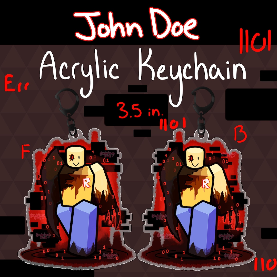 Forsaken John Doe 3.5 In. Acrylic Keychain - Etsy