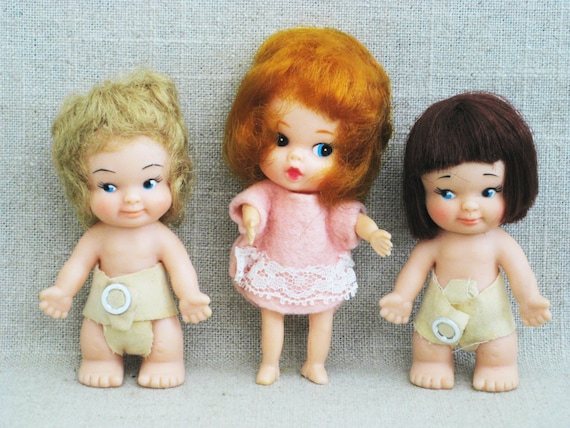 Vintage Miniature Dolls, Mid-century Pee Wee Dolls - Etsy