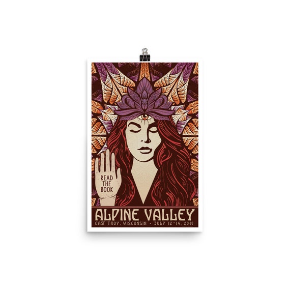 Phish Poster - Alpine Valley, WI 2019, Summer Tour 2019, Phish