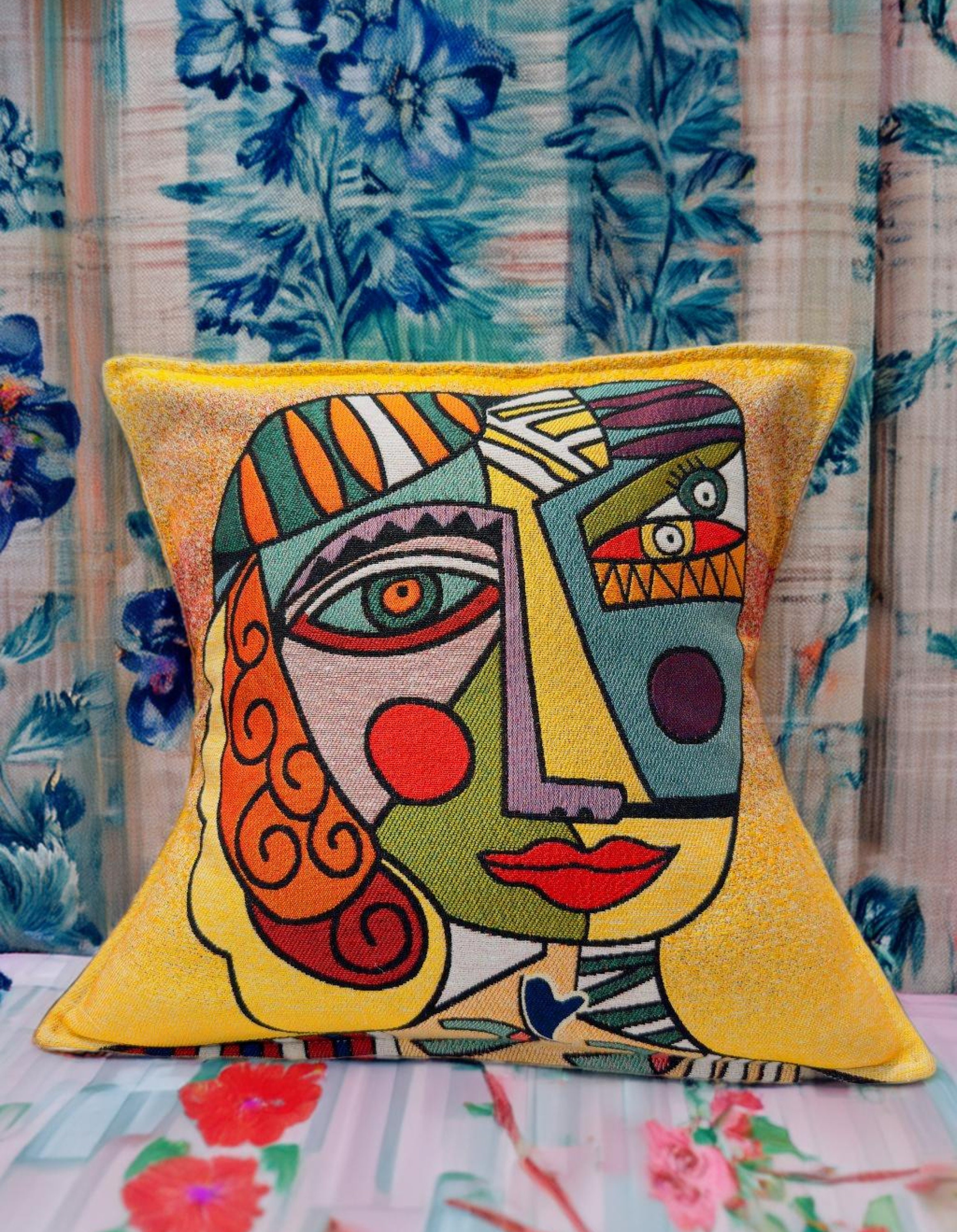Embroidered Vintage Throw Pillow Cover,decorative Luxury Pillow