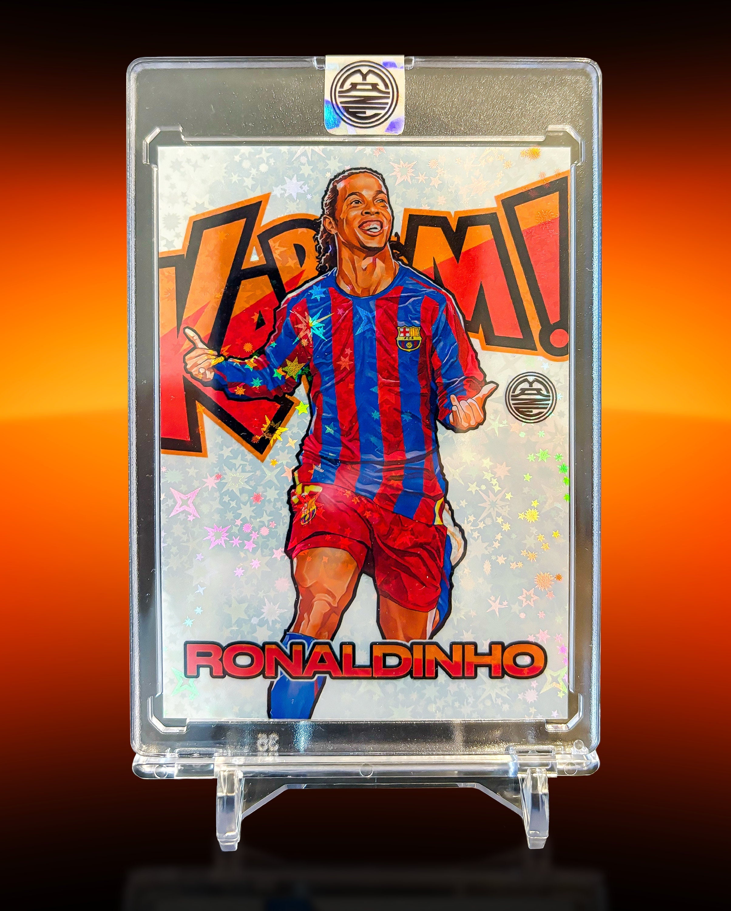 RONALDINHO - KABOOM! Original Artwork Sports Card - Etsy