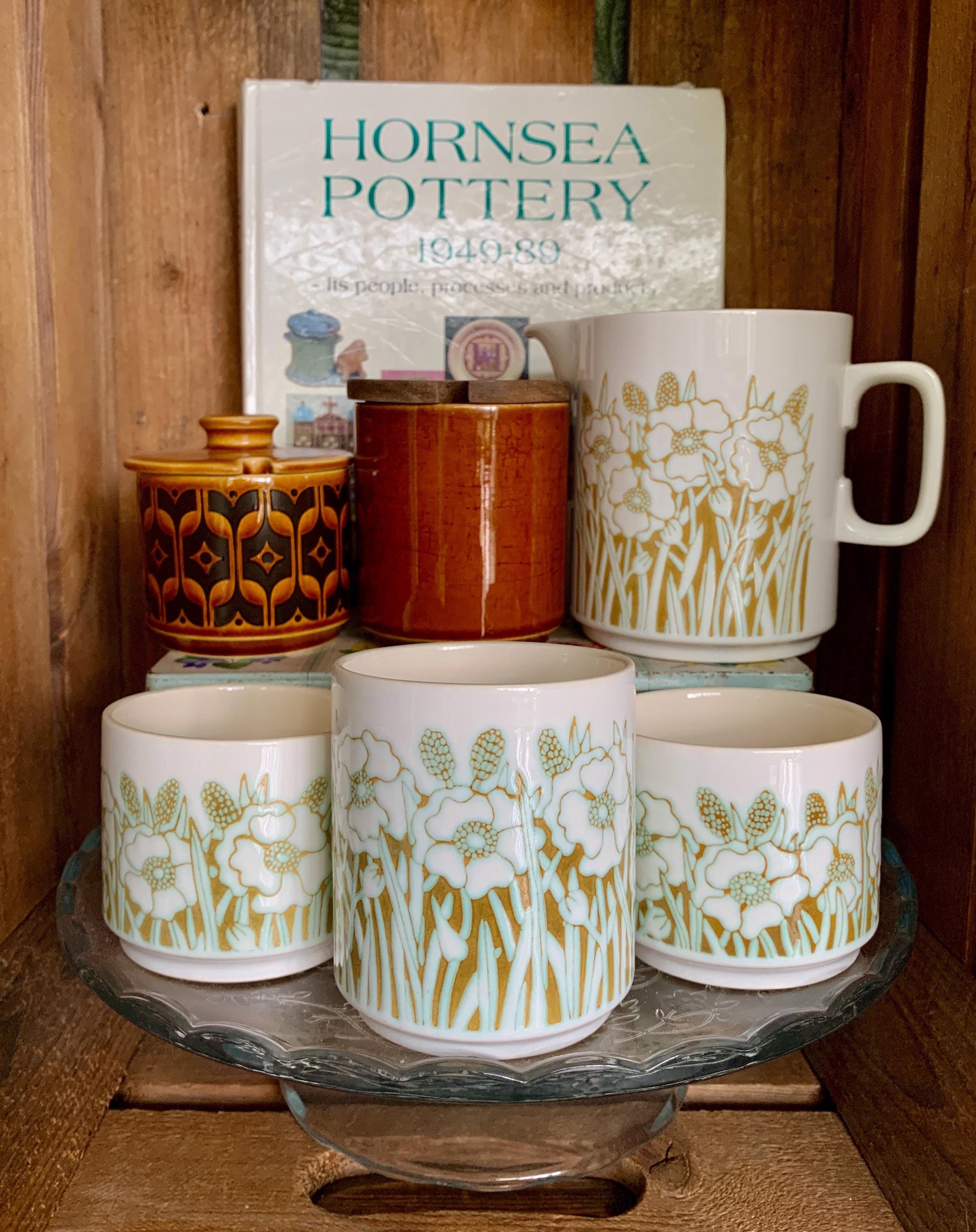 Vintage Hornsea Pottery Jam/sugar Pots and Jugs. SOLD SEPARATELY