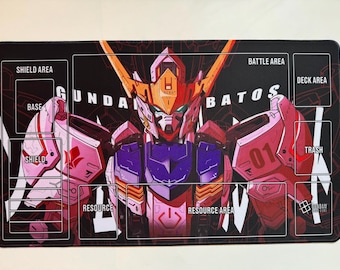 プレイマット ガンダム ASW-G-08 バルバトスガンダム ガンダムカード