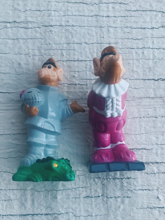 Vintage Alf Fast Food Toy, Allen, Knight Alf and Sleeping Beauty