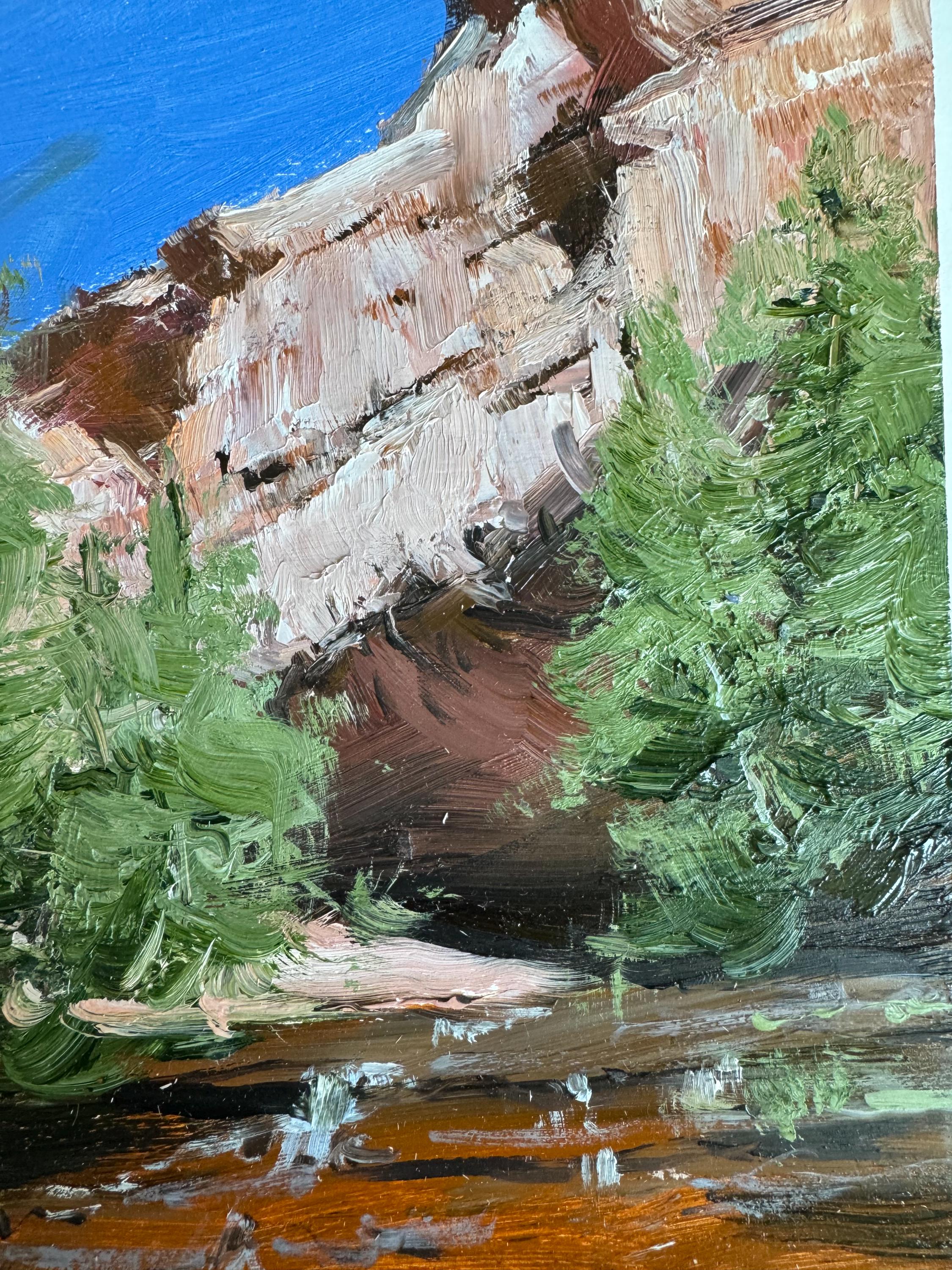 The Subway in Zion, Original Oil Painting, Landscape Painting
