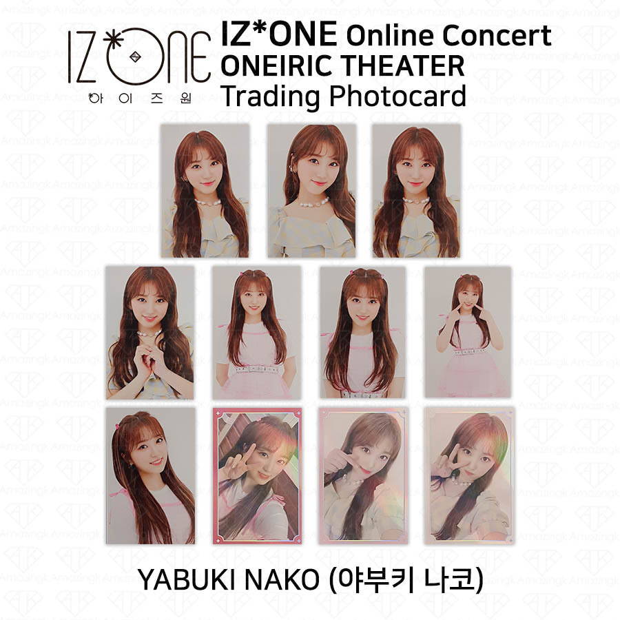 IZ*ONE 2020 Oneiric Theater 2nd Online Concert Trading card Yabuki