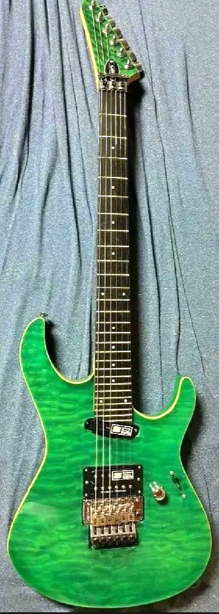 Edwards by ESP Maverick Guitar E-MV-125FR Turquoise Green 27f