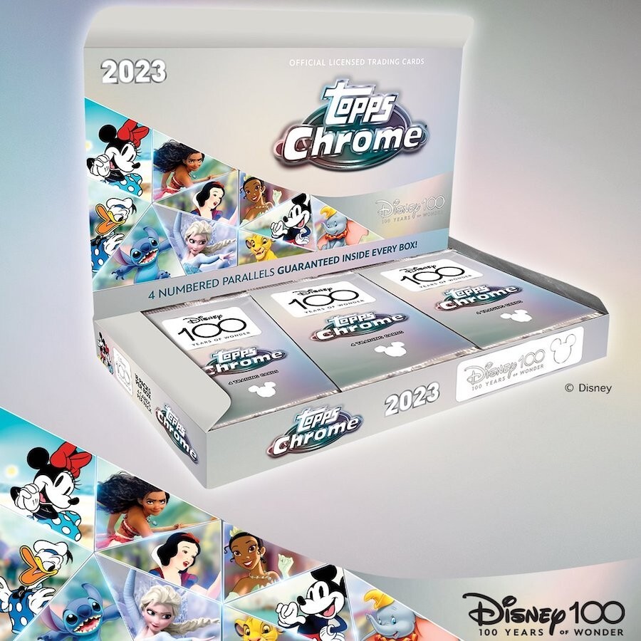 2023 Topps Chrome DISNEY 100 Years Hobby Box BRAND NEW SEALED (w/4