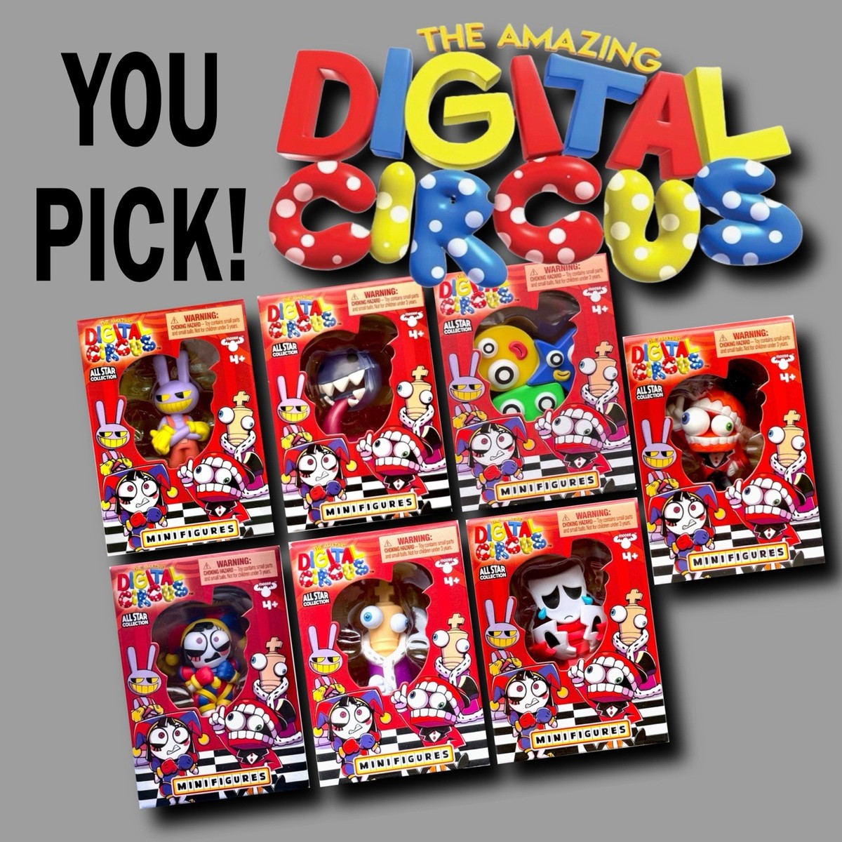 The Amazing Digital Circus All-Star Collection ➡YOU PICK FIGURES