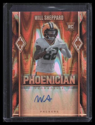 Will Sheppard 2025 Panini Phoenix Phoenician Penmanship RC Auto