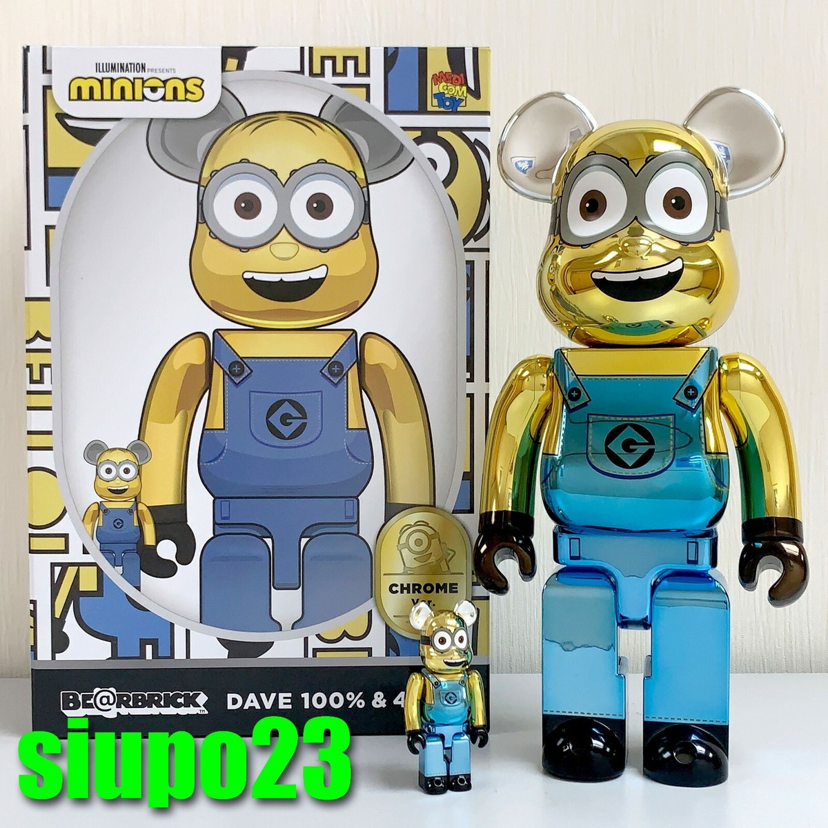 BE@RBRICK ピカチュウ GOLD CHROME 100/400%