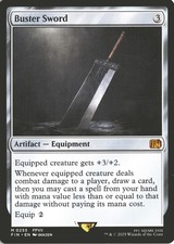 Buster Sword [Foil] #255 Prices | Magic Final Fantasy | Magic Cards