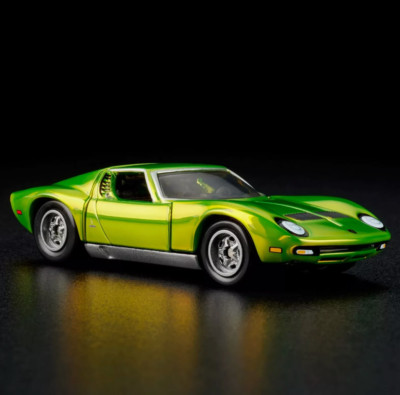 Hot Wheels RLC Exclusive '71 Lamborghini Miura P400 SV Green