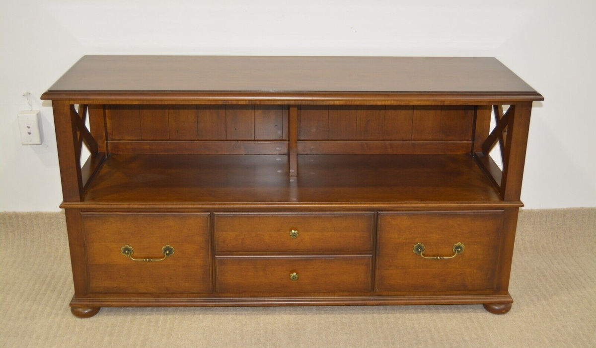 Ethan Allen British Classics Credenza File Cabinet Maple #29-9447