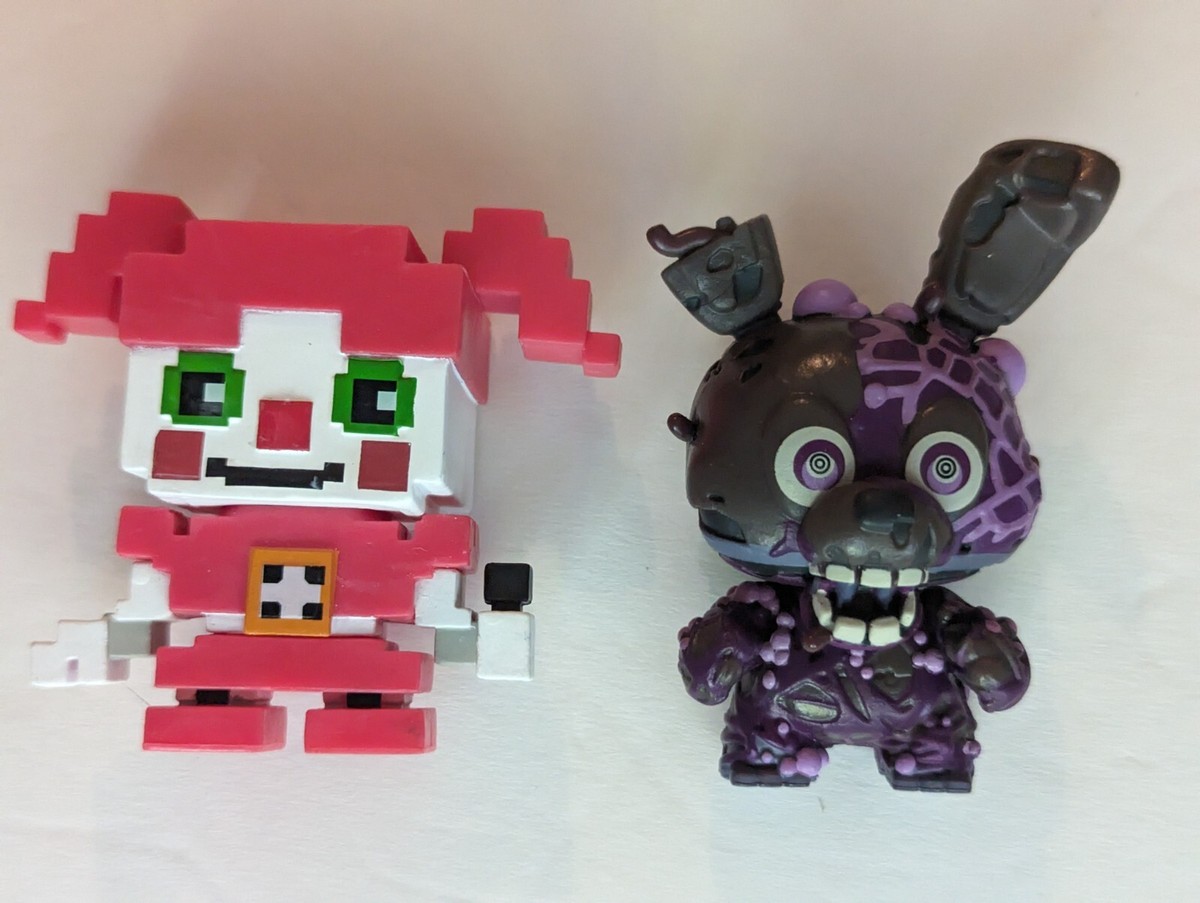Funko Mystery Minis FNAF 8-Bit Baby Toxic Springtrap 1/12 LOT