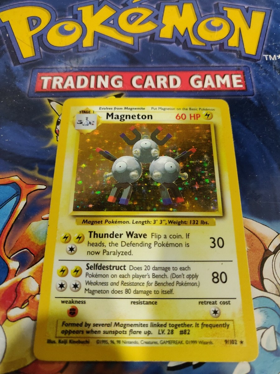 Pokemon Card Magneton 9/102 Rare Holo 60HP | eBay