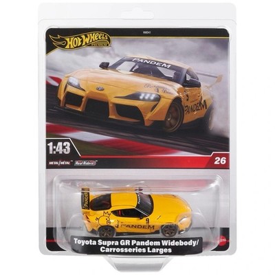 Hot Wheels Premium 1/43 Scale Toyota Supra GR Pandem Widebody #26