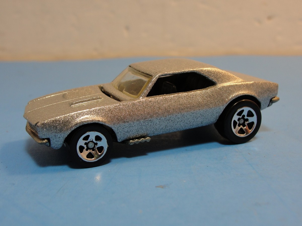 RARE Hot Wheels '67 1967 Chevy Camaro Silver Metallic w/Chrome