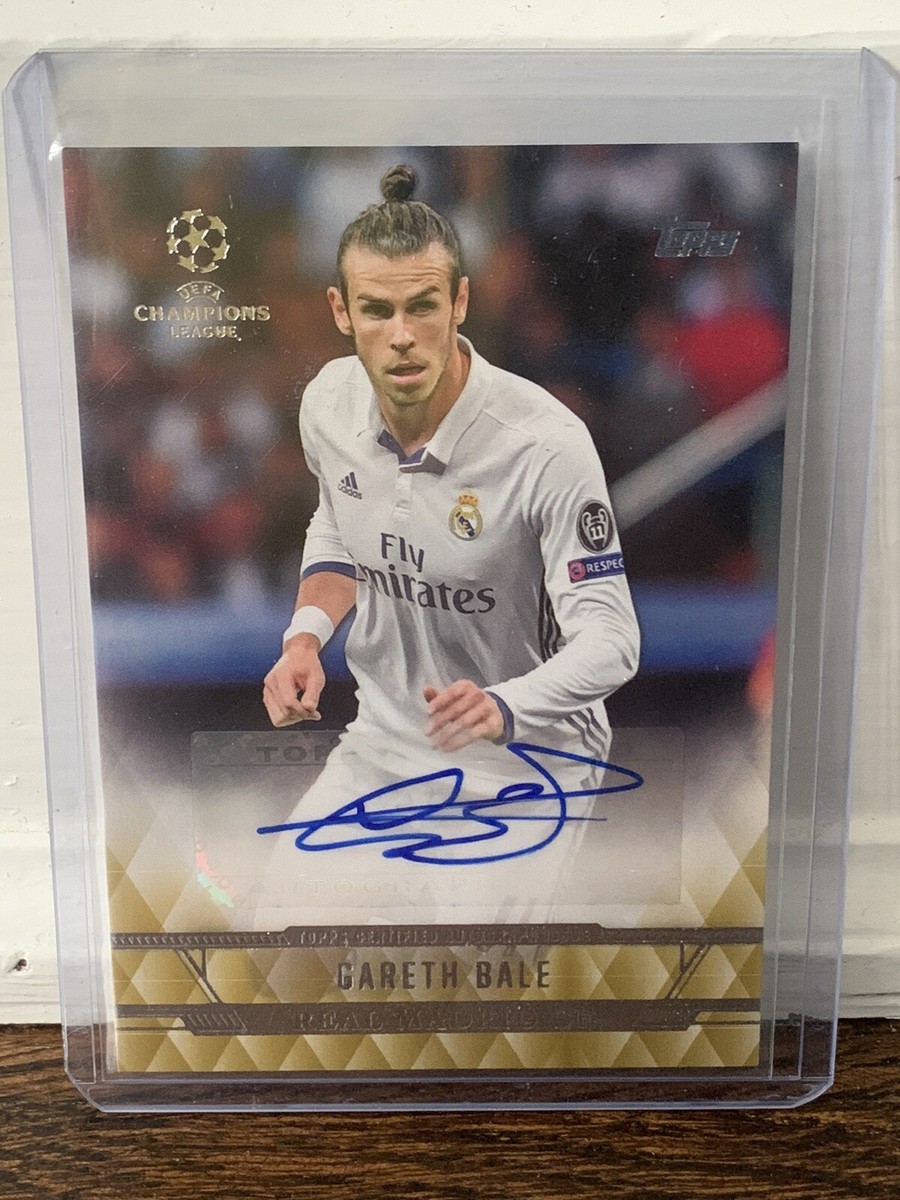 2017 Gareth Bale Topps Champions League Auto /99 Real Madrid | eBay