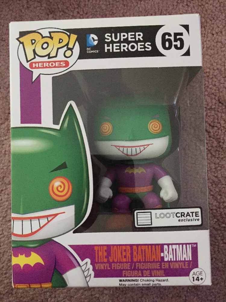 Funko Pop DC Comics Loot Crate Exclusive The Joker Batman Super