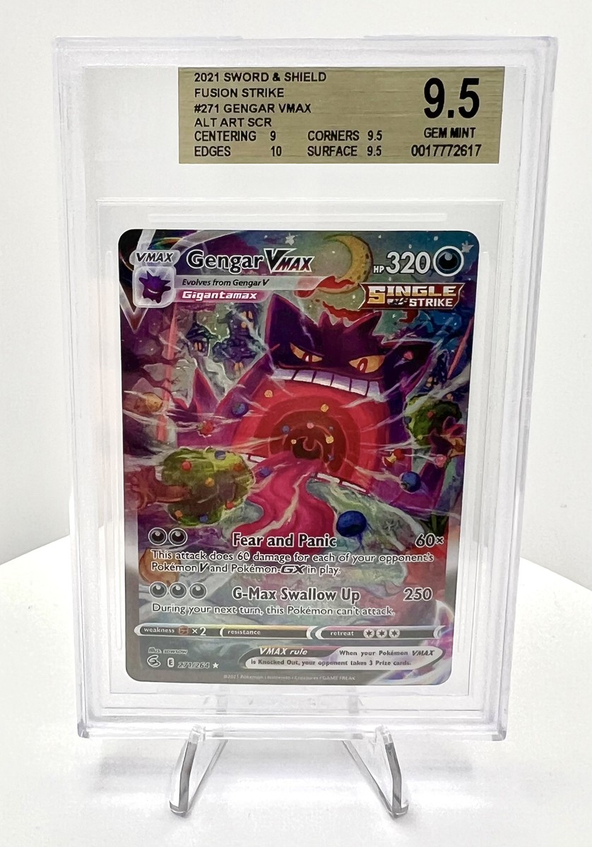 Gengar VMAX 271/264 Alt Art Secret Rare Fusion Strike GEM MINT BGS