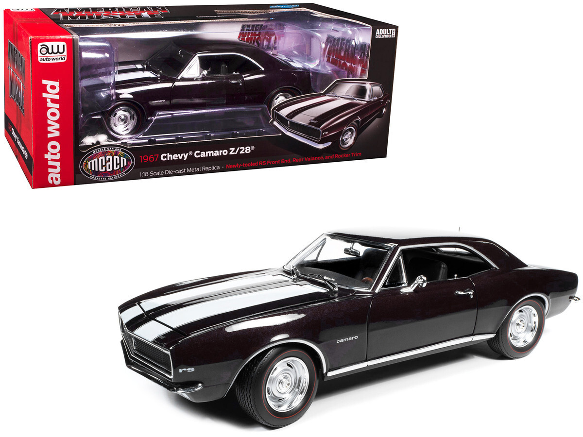 Auto World 1967 Chevrolet Camaro Z/28 Royal Plum 