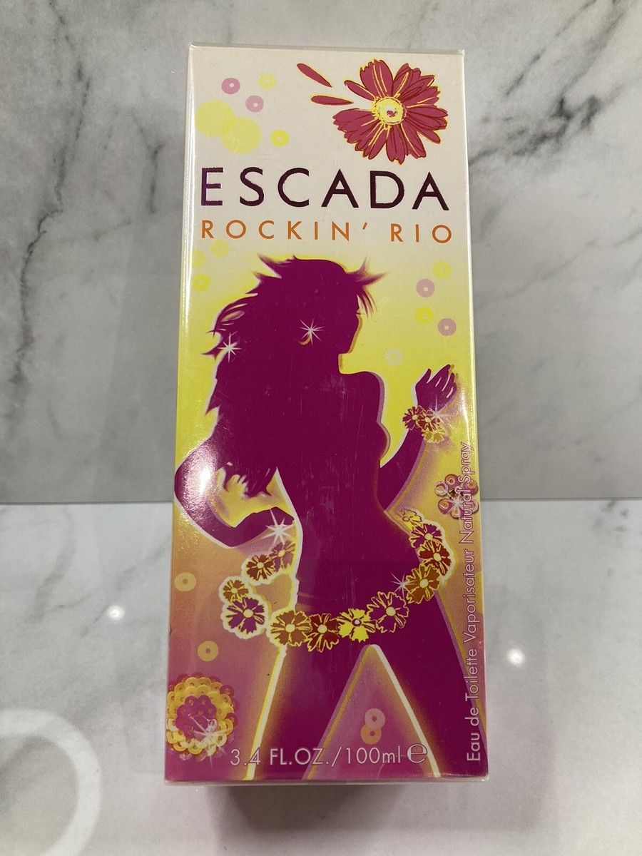 Escada ROCKIN Rio Women Original Formula 3.4oz/100 ml Edt Spray