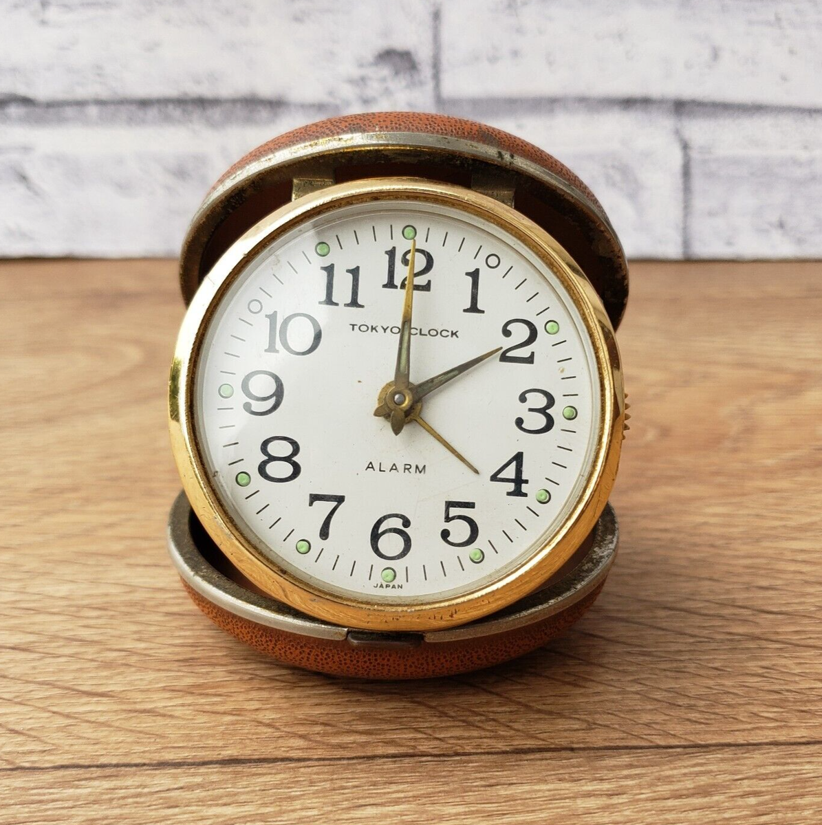 Collectible Vintage TOKYO Pocket Alarm Clock Antique Fully Working