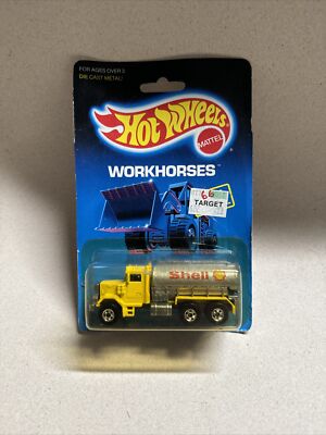 Hot Wheels 1979 PETERBILT SHELL OIL TANKER TRUCK #2800 On Card | eBay