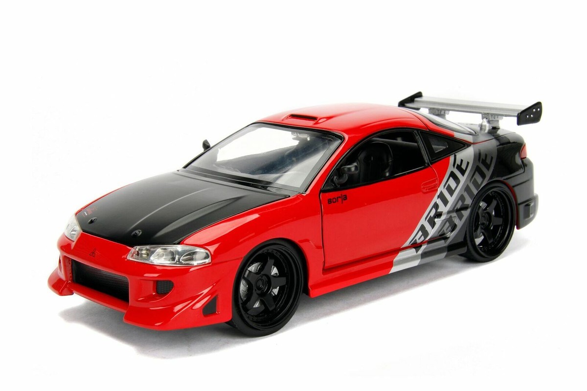 JADA JDM TUNERS 1995 MITSUBISHI ECLIPSE RED 1:24 DIECAST MODEL CAR