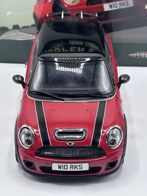 1/18 KYOSHO Mini Cooper S Red (JCW) John Cooper Works Tuning Rare