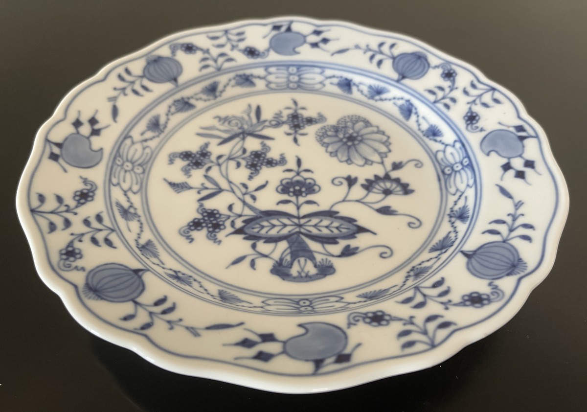 MEISSEN PORCELAIN BLUE ONION 7” PLATE SWORD MARK | eBay
