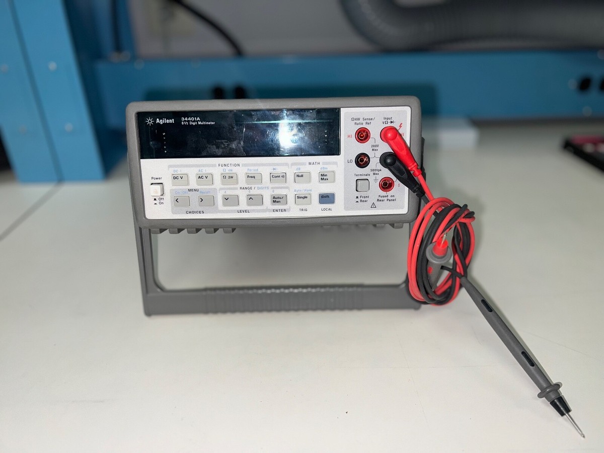 HP Agilent 34401A Digital Multimeter, 6½ Digit | eBay