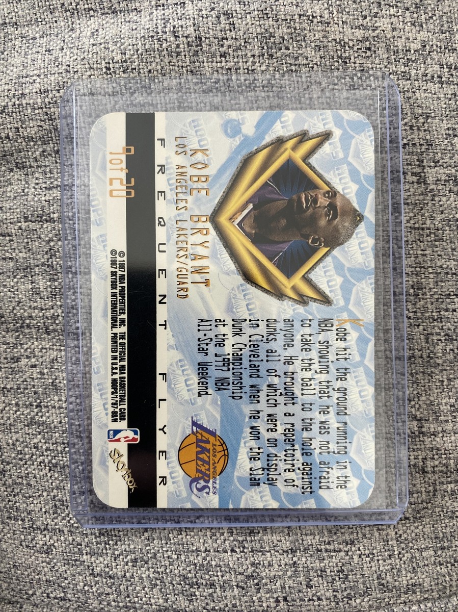 1997-98 Skybox NBA Hoops Airlines Frequent Flyer Kobe Bryant 2nd