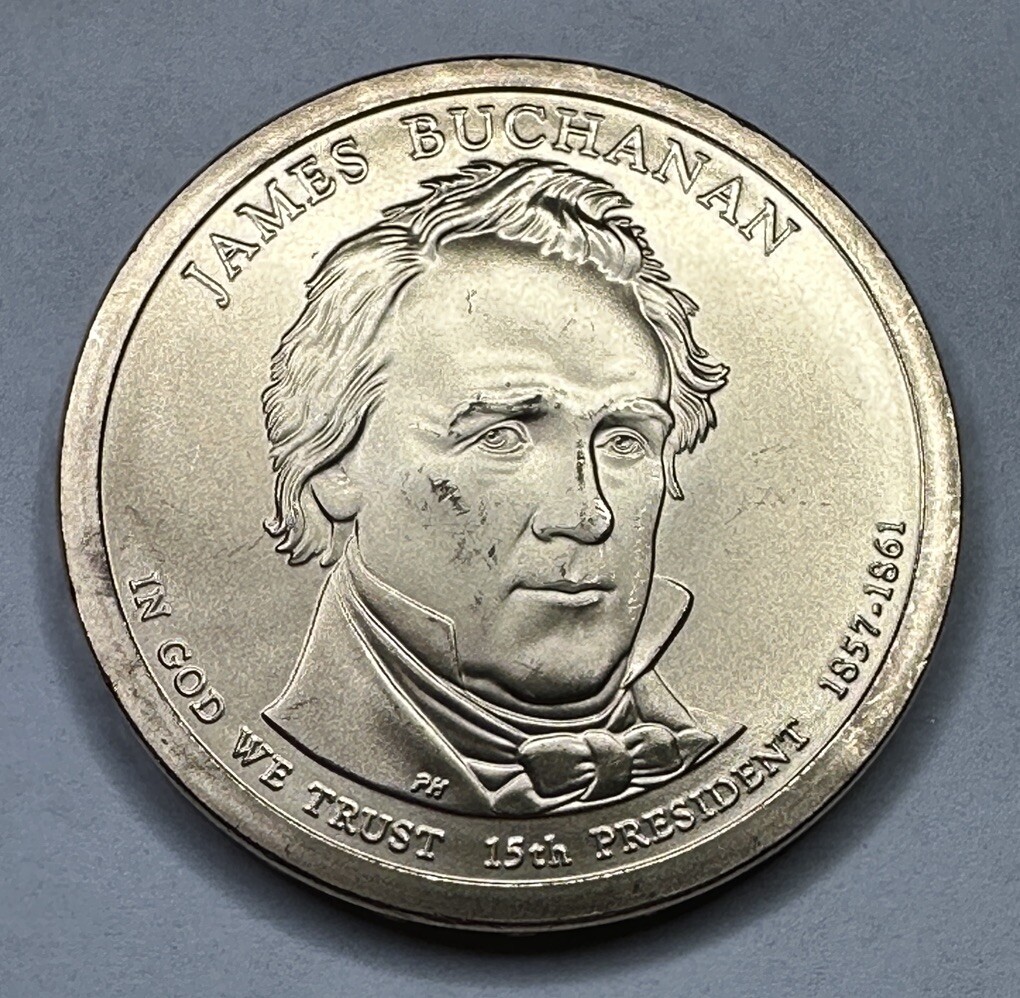 2010-P James Buchanan Presidential $1 Dollar Coin from US Mint